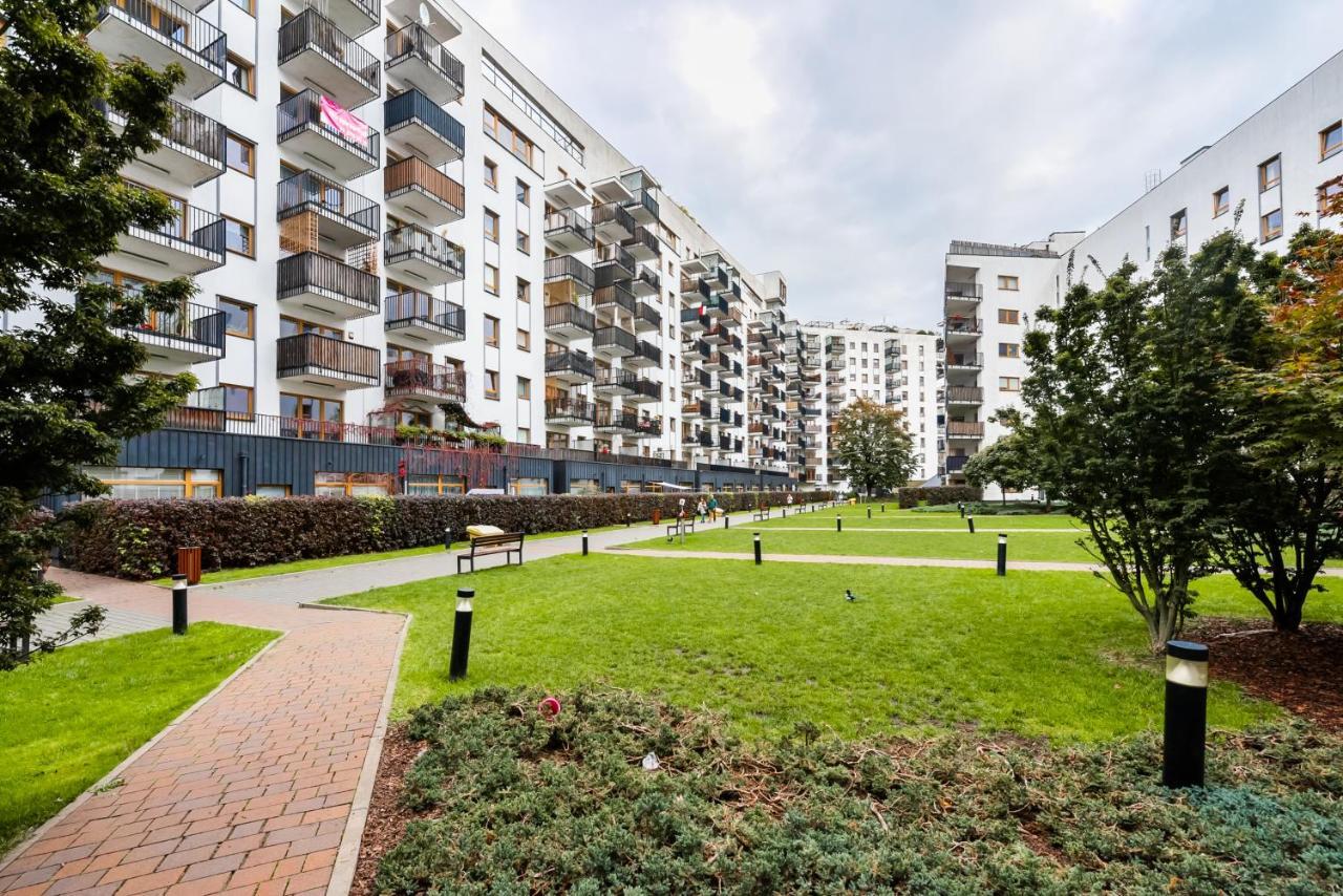 Wola Sunset Apartment Free Parking Varsovia Exterior foto